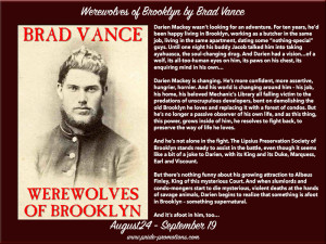 BLOG TOUR: Werewolves of Brooklyn By Brad Vance