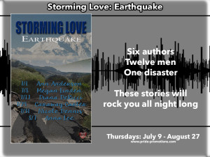 Six Authors, Twelve Men, One Disaster...Storming Love: Earthquake by MLR Press