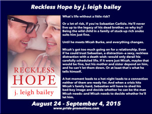 BLOG TOUR: Reckless Hope by J. Leigh Bailey