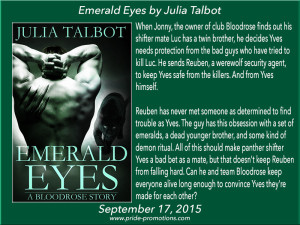 BLOG TOUR: Emerald Eyes by Julia Talbot