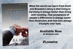 BLOG TOUR: It's About Time by B.A. Dillon