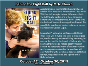 BLOG TOUR: Behind the Eight Ball by M.A. Church