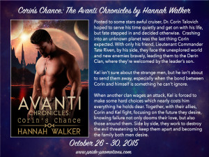 BLOG TOUR: Corin's Chance By Hanna Walker