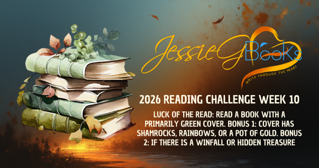 2026 Reading Challenge | Week 10 | The Luck of the Read: Read a book with a primarily green cover.