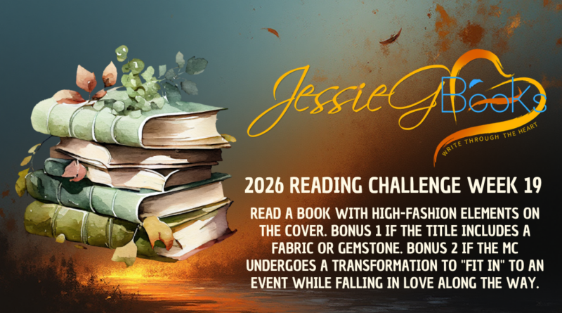 2026 Reading Challenge | Week 19 | The Red Carpet: Read a book with high-fashion elements on the cover (e.g. a stunning dress, a tuxedo, a jewelry box).