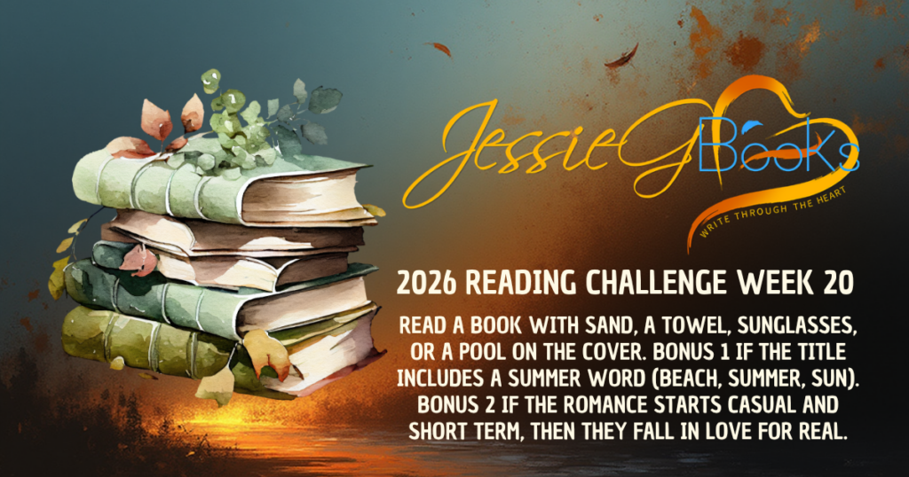 2026 Reading Challenge | Week 20 | Summer Fling: Read a book with sand, a beach towel, sunglasses, or a pool on the cover.