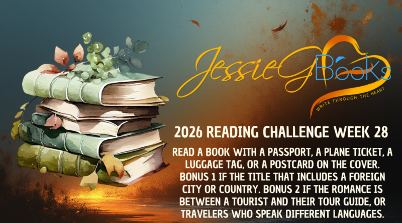 2026 Reading Challenge | Week 28 | European Getaway: Read a book with a passport, a plane ticket, a luggage tag, or a postcard on the cover.